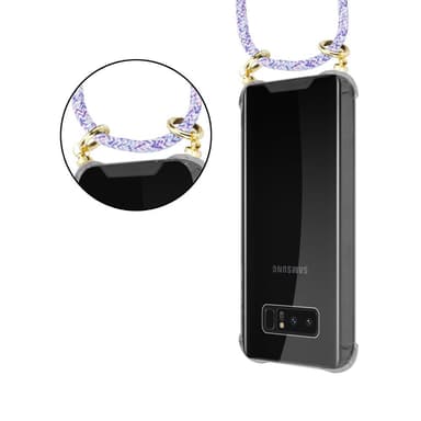 Samsung Galaxy NOTE 8 Skal Fodral Kedja (Lila)