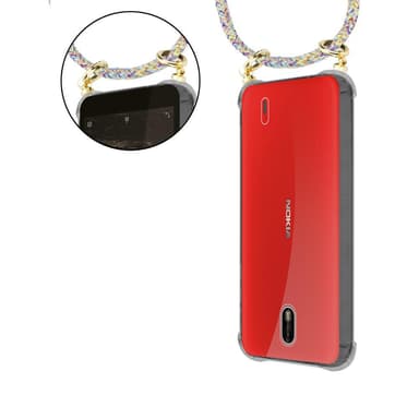 Nokia 1 2018 Skal Fodral Kedja (Gul)