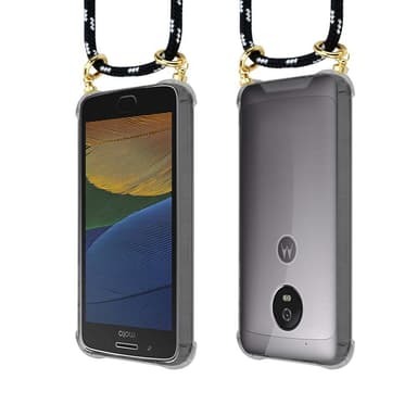 Motorola MOTO G5 Skal Fodral Kedja (Svart)