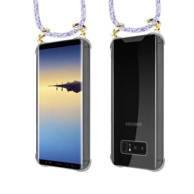 Samsung Galaxy NOTE 8 Skal Fodral Kedja (Lila)