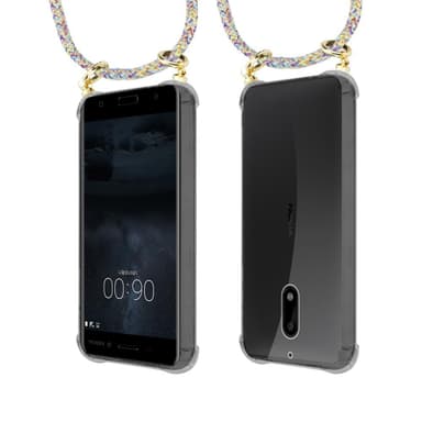 Nokia 6 2017 Skal Fodral Kedja (Gul)