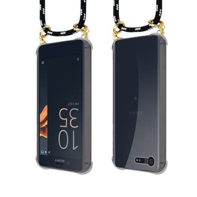 Sony Xperia X COMPACT Skal Fodral Kedja (Svart)