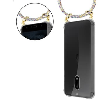 Nokia 6 2017 Skal Fodral Kedja (Gul)