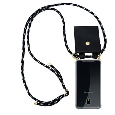 Samsung Galaxy J3 2018 Skal Fodral Kedja (Svart)