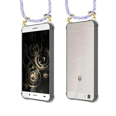 Huawei P8 LITE 2015 Skal Fodral Kedja (Lila)