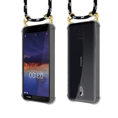 Nokia 3.1 Skal Fodral Kedja (Svart)