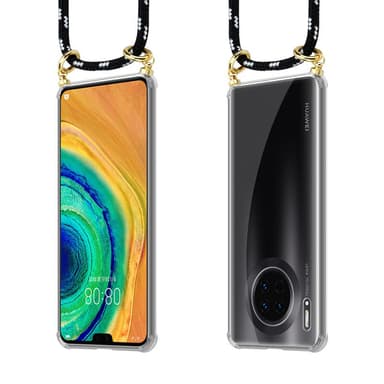 Huawei MATE 30 Skal Fodral Kedja (Svart)
