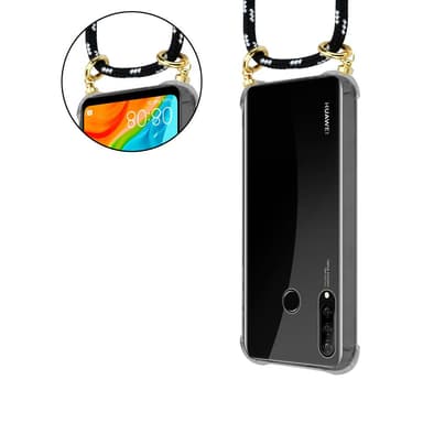 Huawei P30 LITE Skal Fodral Kedja (Svart)