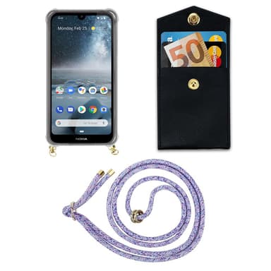 Nokia 4.2 Skal Fodral Kedja (Lila)