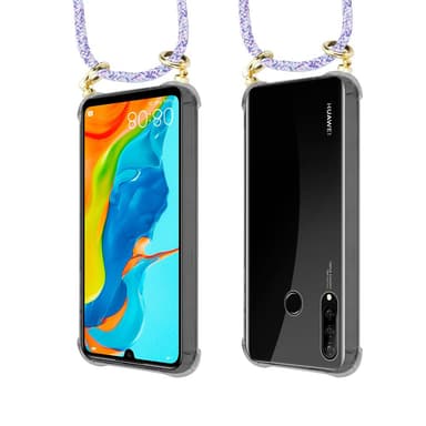 Huawei P30 LITE Skal Fodral Kedja (Lila)