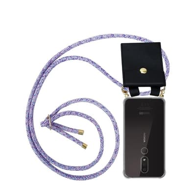 Nokia 4.2 Skal Fodral Kedja (Lila)