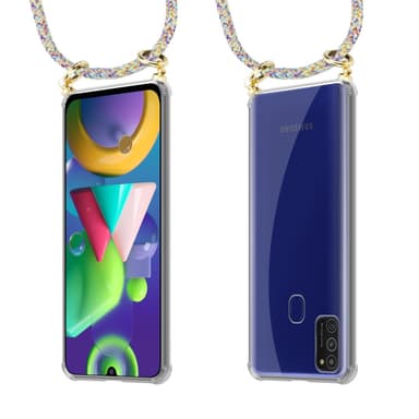 Samsung Galaxy M21 / M30s Skal Fodral Kedja (Gul)