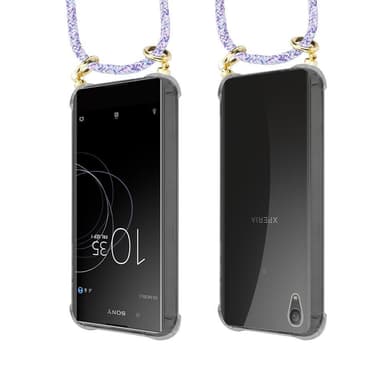 Sony Xperia XA1 ULTRA Skal Fodral Kedja (Lila)