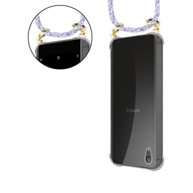Sony Xperia XA1 ULTRA Skal Fodral Kedja (Lila)