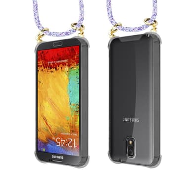 Samsung Galaxy NOTE 3 Skal Fodral Kedja (Lila)