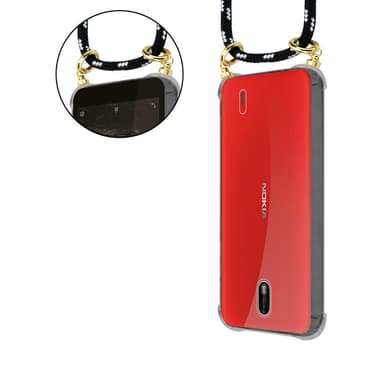 Nokia 1 2018 Skal Fodral Kedja (Svart)