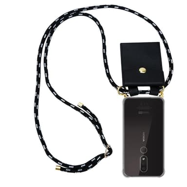 Nokia 4.2 Skal Fodral Kedja (Svart)