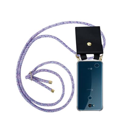LG X POWER 3 Skal Fodral Kedja (Lila)