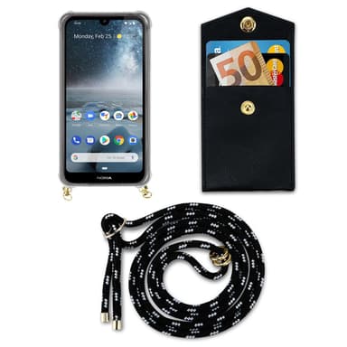 Nokia 4.2 Skal Fodral Kedja (Svart)