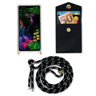 LG G8S Skal Fodral Kedja (Svart)