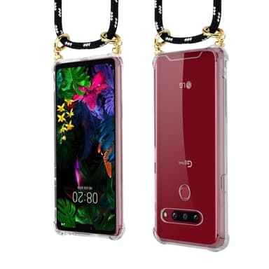 LG G8S Skal Fodral Kedja (Svart)