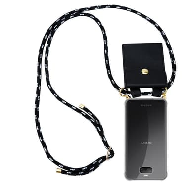 Sony Xperia 10 PLUS Skal Fodral Kedja (Svart)