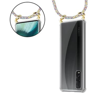 Oppo FIND X2 Skal Fodral Kedja (Gul)