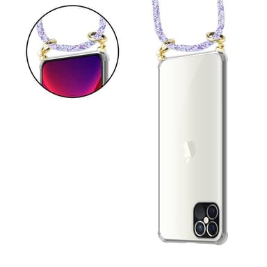 iPhone 12 PRO MAX Skal Fodral Kedja (Lila)