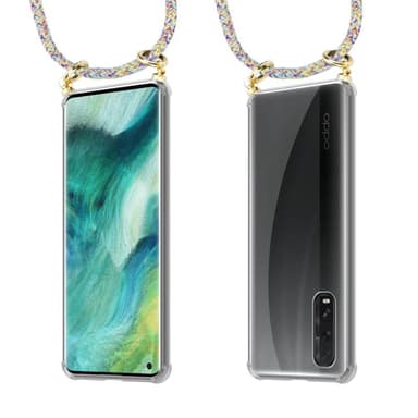 Oppo FIND X2 Skal Fodral Kedja (Gul)