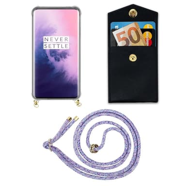 OnePlus 7 PRO Skal Fodral Kedja (Lila)