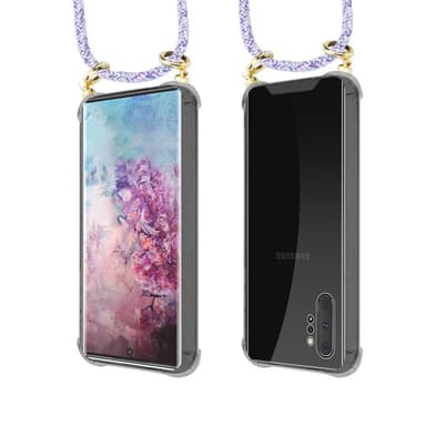 Samsung Galaxy NOTE 10 PLUS Skal Fodral Kedja (Lila)