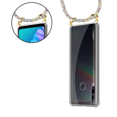 Huawei P40 LITE E Skal Fodral Kedja (Gul)