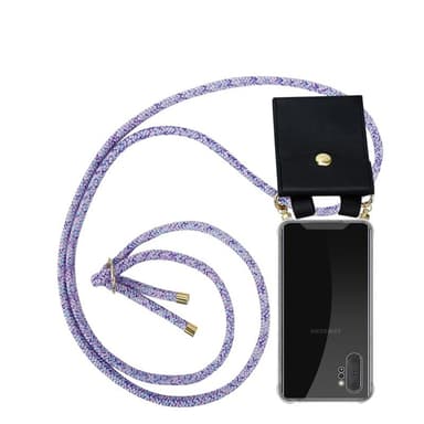 Samsung Galaxy NOTE 10 PLUS Skal Fodral Kedja (Lila)
