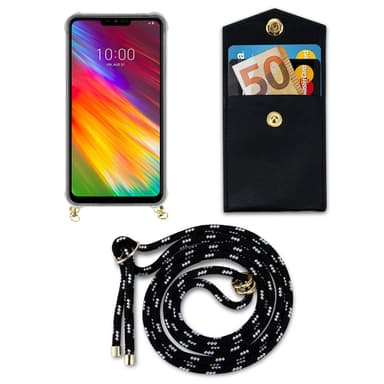LG Q9 Skal Fodral Kedja (Svart)