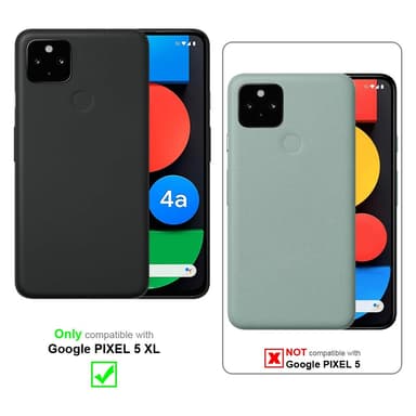 Google PIXEL 5 XL Skal Fodral Kedja (Svart)