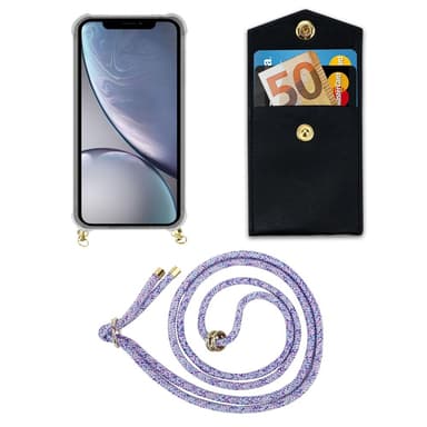 iPhone XR Skal Fodral Kedja (Lila)