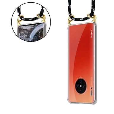 Huawei MATE 30 PRO Skal Fodral Kedja (Svart)
