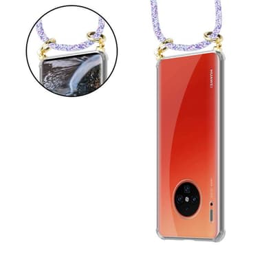Huawei MATE 30 PRO Skal Fodral Kedja (Lila)