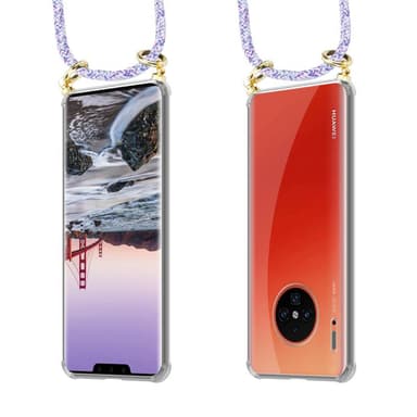 Huawei MATE 30 PRO Skal Fodral Kedja (Lila)