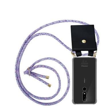 Nokia 3.1 PLUS Skal Fodral Kedja (Lila)
