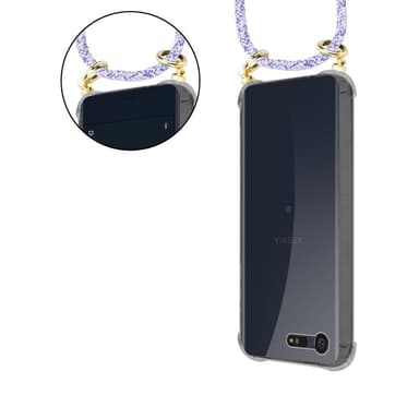 Sony Xperia X COMPACT Skal Fodral Kedja (Lila)