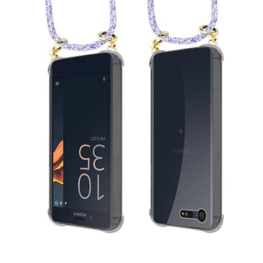 Sony Xperia X COMPACT Skal Fodral Kedja (Lila)
