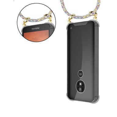 Motorola MOTO E5 PLAY Skal Fodral Kedja (Gul)