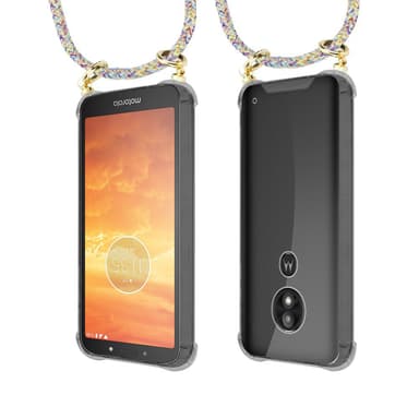 Motorola MOTO E5 PLAY Skal Fodral Kedja (Gul)
