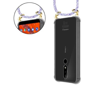 Nokia 3.1 PLUS Skal Fodral Kedja (Lila)
