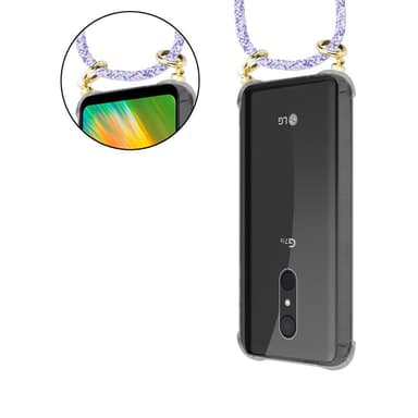 LG Q9 Skal Fodral Kedja (Lila)
