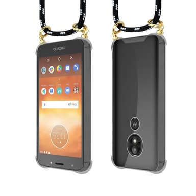 Motorola MOTO E5 / G6 PLAY Skal Fodral Kedja (Svart)