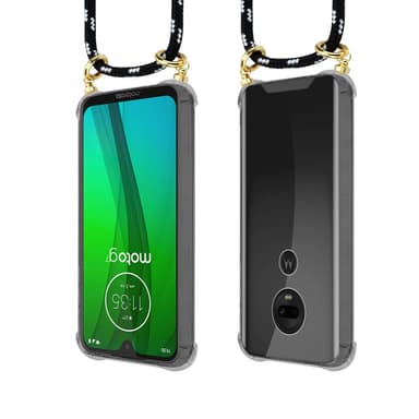 Motorola MOTO G7 / G7 PLUS Skal Fodral Kedja (Svart)