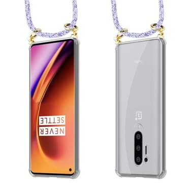 OnePlus 8 PRO Skal Fodral Kedja (Lila)