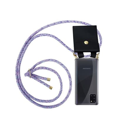 Samsung Galaxy A31 Skal Fodral Kedja (Lila)